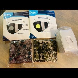 NWTS Mens face mask and face covering bundle